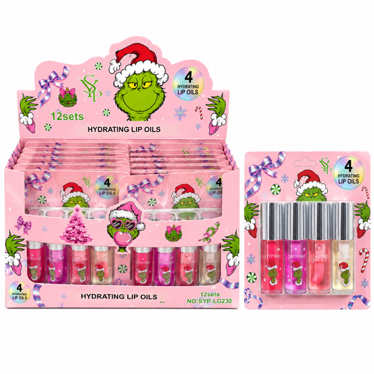Brillo labial de alto impacto Siyiping Pink Grinch