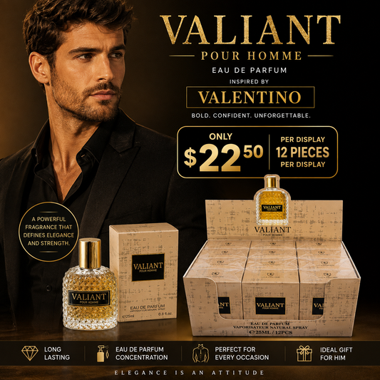 12PCS PERFUME VALIANT POUR HOMME INSPO 6504
