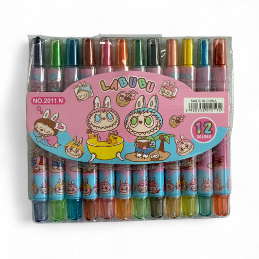 12PCS SET MONSTER CRAYON PEN 2011N