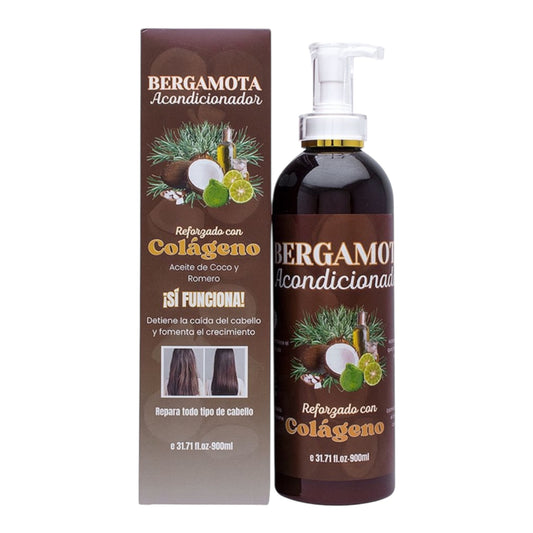 2PCS ACONDICIONADOR BERGAMOTA REFORZADO CON COLÁGENO Y COCO BM-2002