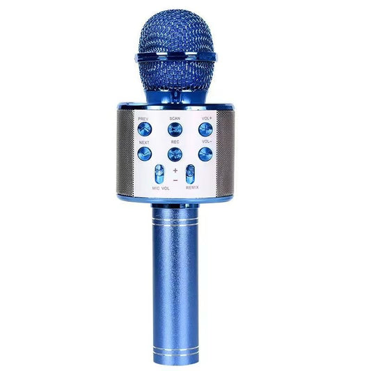3PCS WIRELESS BLUE MICROPHONE HIFI SPEAKER