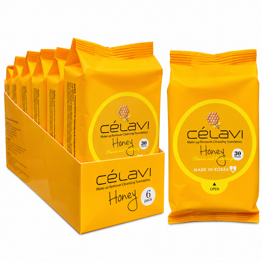 Celavi Makeup Honey Remover Cleansing Towelettes