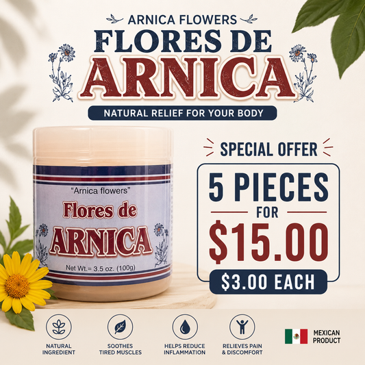 5PCS  FLORES DE ARNICA BALM 4853