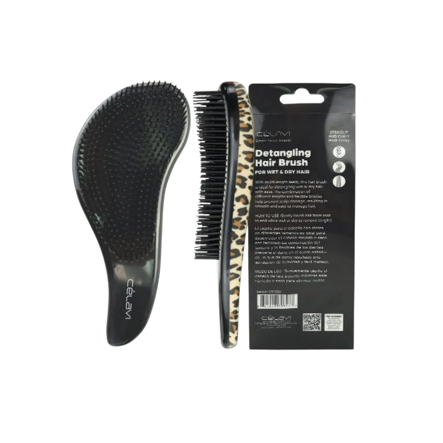 3PCS CELAVI DETANGLING HAIR BRUSH