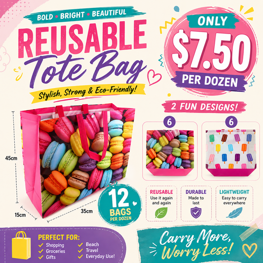 12PCS PACK ICE CREAM PLASTIC BIG BAGS KNV-8672