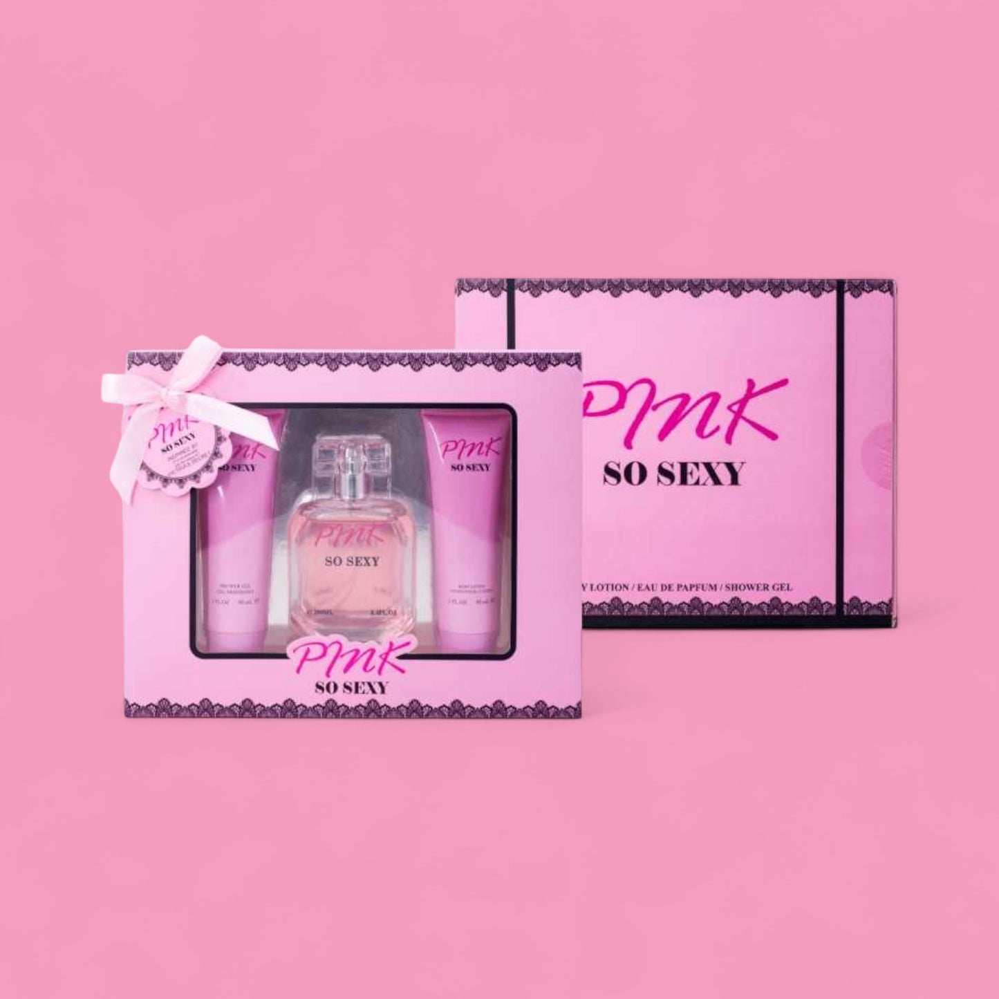 2PCS PINK SO SEXY DÚO GIFT SET 0110