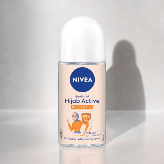 NIVEA HIJAB ACTIVE BRIGHT & DRY 6 PCS PACK#B13