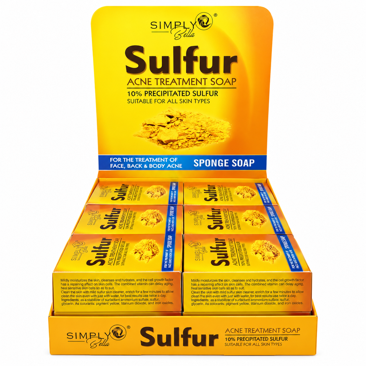 SimplyBella Sulfur Acne Treatment Soap