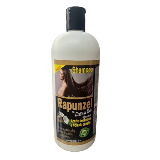 SHAMPOO RAPUNZEL CON ACEITE DE ACEITE DE ROMERO Y COLA DE CABALLO # 122