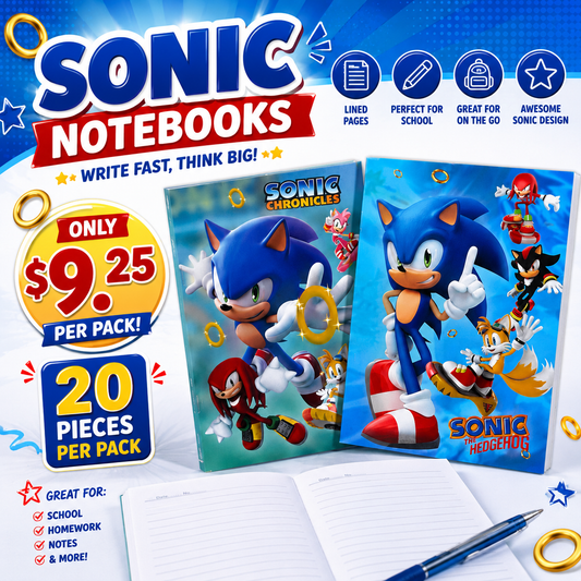20PCS PACK NOTE-BOOK SPEED DOG 4 STYLES AMAZING