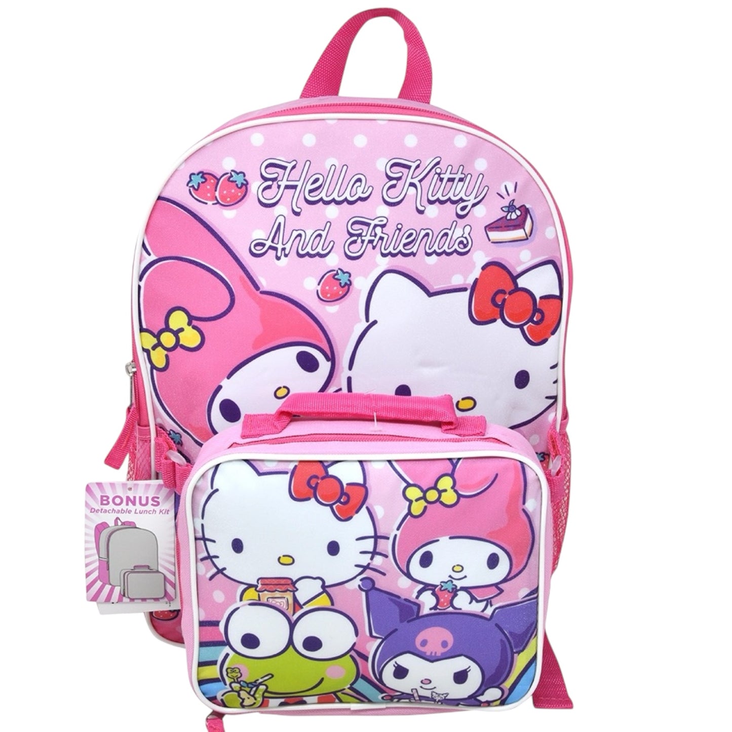 HELLO KITTY AND FRIENDS BACKPACK WITH LUNCH BAG #ACKP