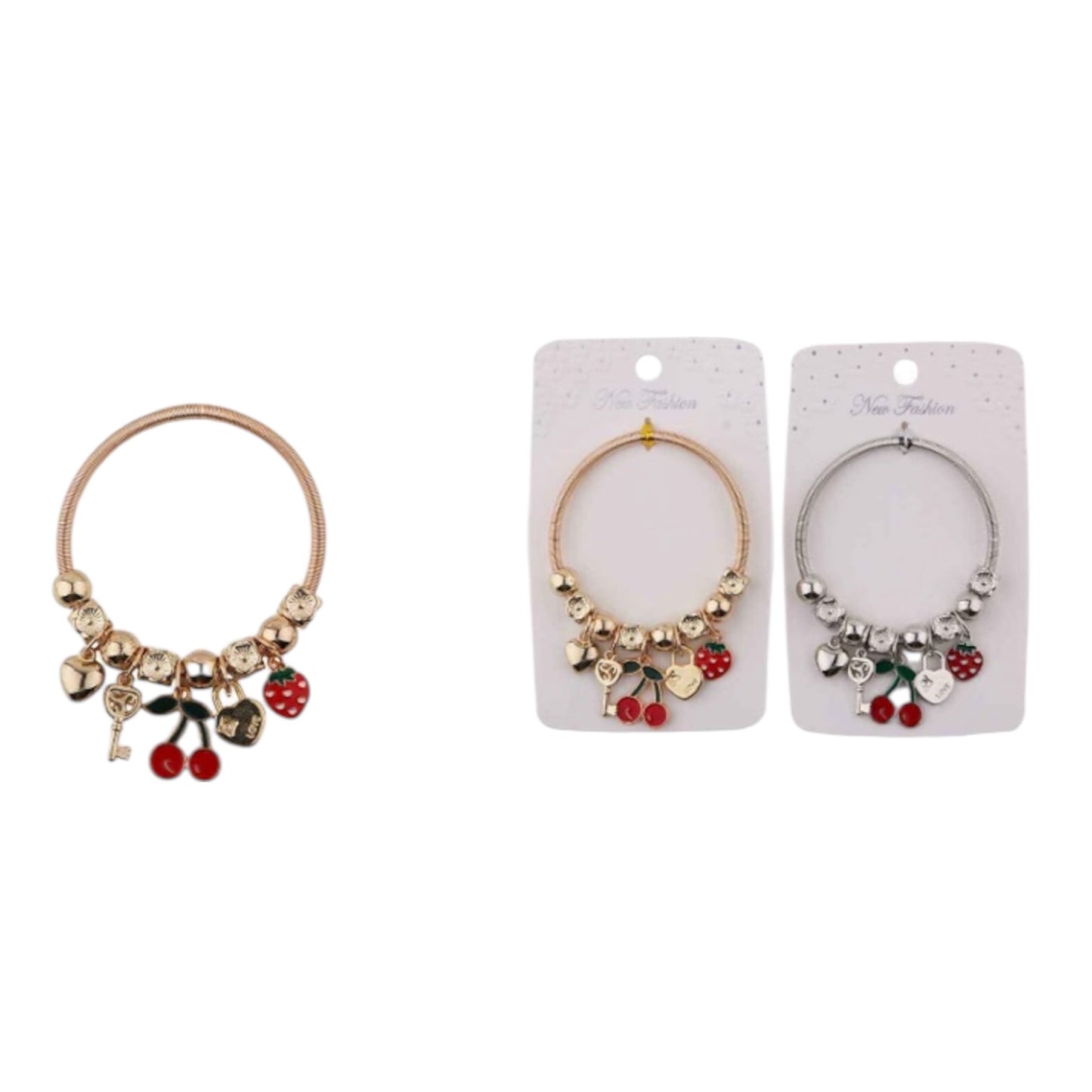 12PCS PACK PANDORA STRAWBERRY & CHERRY 2833