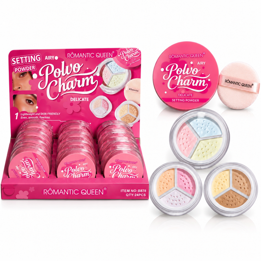 Polvo fijador Romantic Queen 3 en 1