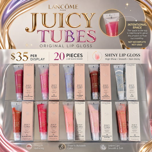 20PCS DUPE 1:1 LANCÔME JUICY TUBES ULTRA SHINY HYDRATING LIP GLOSS