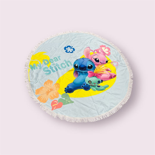 PINK & BLUE COUPLE PICNIC TOWEL
