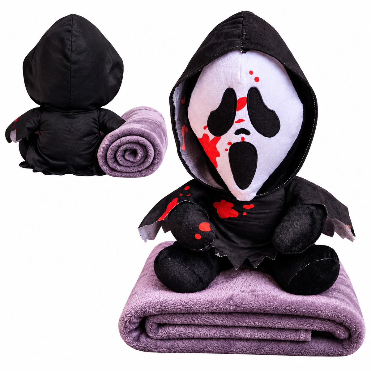 Peluche de fantasmita con manta