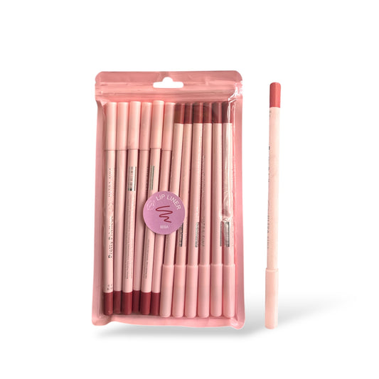 12PCS PACK PRETTY PRIVILEGE LIP LINER #09 BEBA