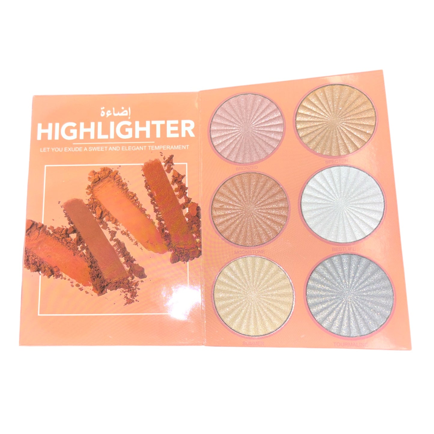 2PCS COLORFUL BEAR EYES AND FACE PALETTE