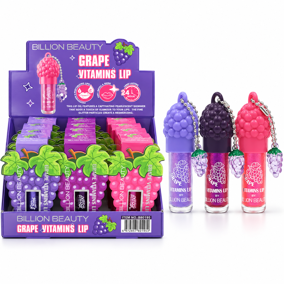 Billion Beauty Grape Lip Gloss