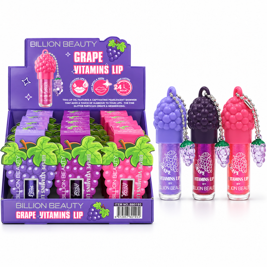Brillo labial de uva Billion Beauty