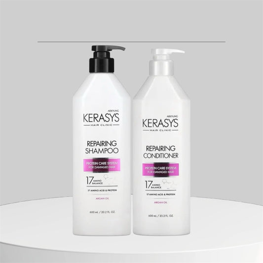 2PCS KERASYS REPAIRNG SHAMPOO AND CONDITIONER KS-RC