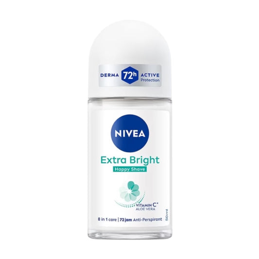 6PCS PACK NIVEA EXTRA BRIGHT HAPPY SHAVE