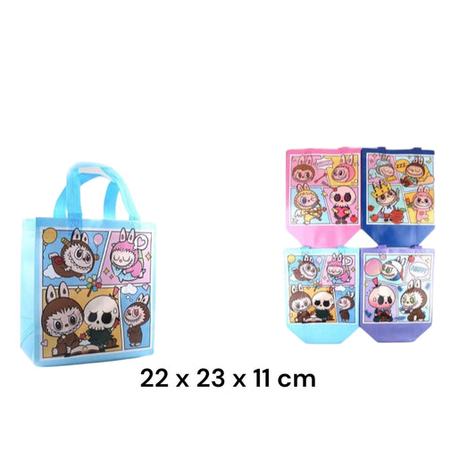 CUTE DOLLS REUSABLE BAGS 12 PCS PACK #FB07
