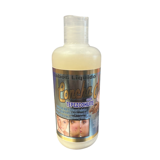 3PCS JABÓN LÍQUIDO DE CONCHA NARCA CON TEPEZCOHUITE 0113