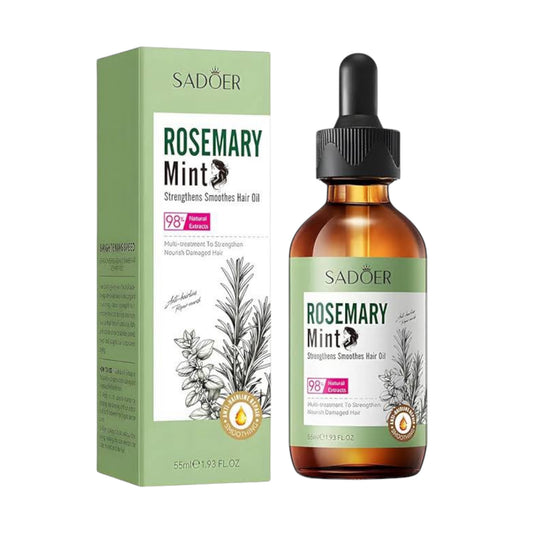 SADOER ROSEMARY MINT STRENGTHENS SMOOTHES HAIR OIL SD49605