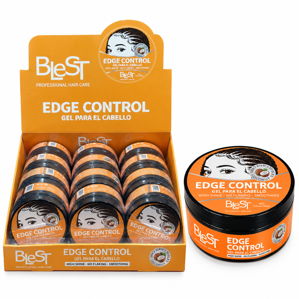 Gel de control para bordes Blest con extracto de coco