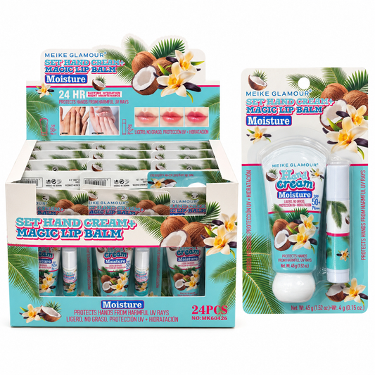 Meike glamour Set Hand Cream + Lip Balm