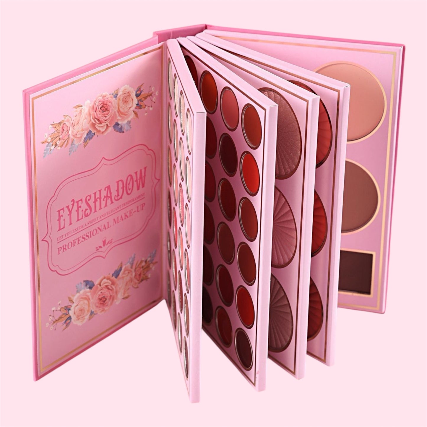 2PCS GIRABELLA PINK MAKEUP FRIDA PALETT SET G4092