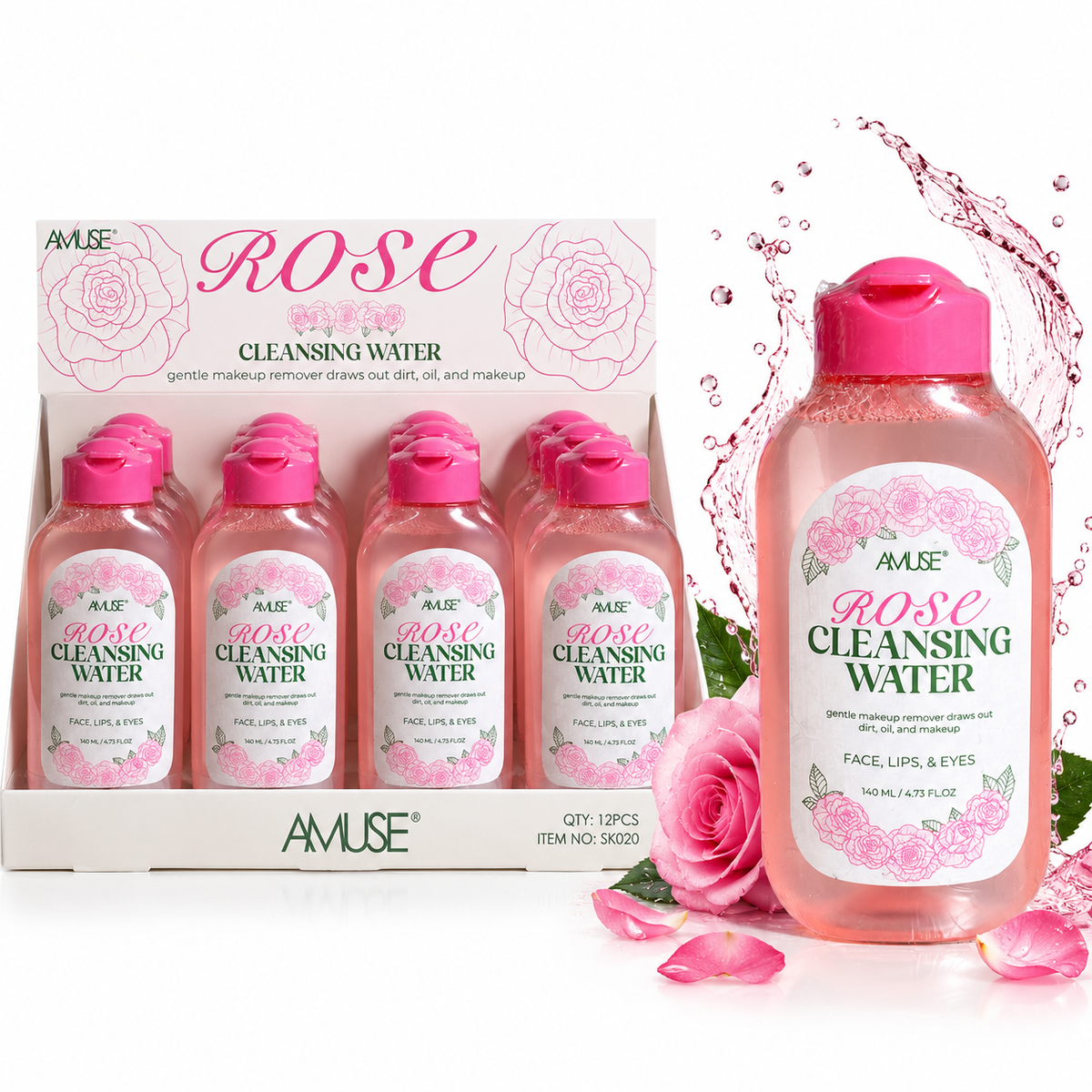 Agua limpiadora de rosas Amuse