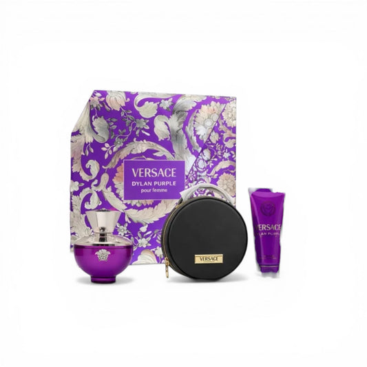 1PCS VERSACE DYLAN PURPLE 4 PCS SET 2934