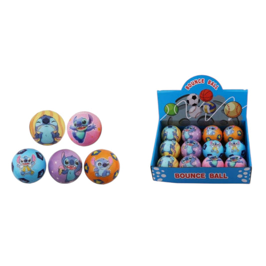 12PCS DISPLAY BOUNCE BALL BLUE ST 3033