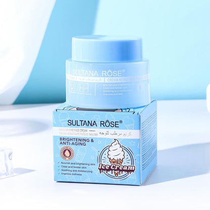 12PCS DISPLAY SULTANA ROSE ICE CREAM BRIGHTING & ANTI-AGING CREAM SA-292