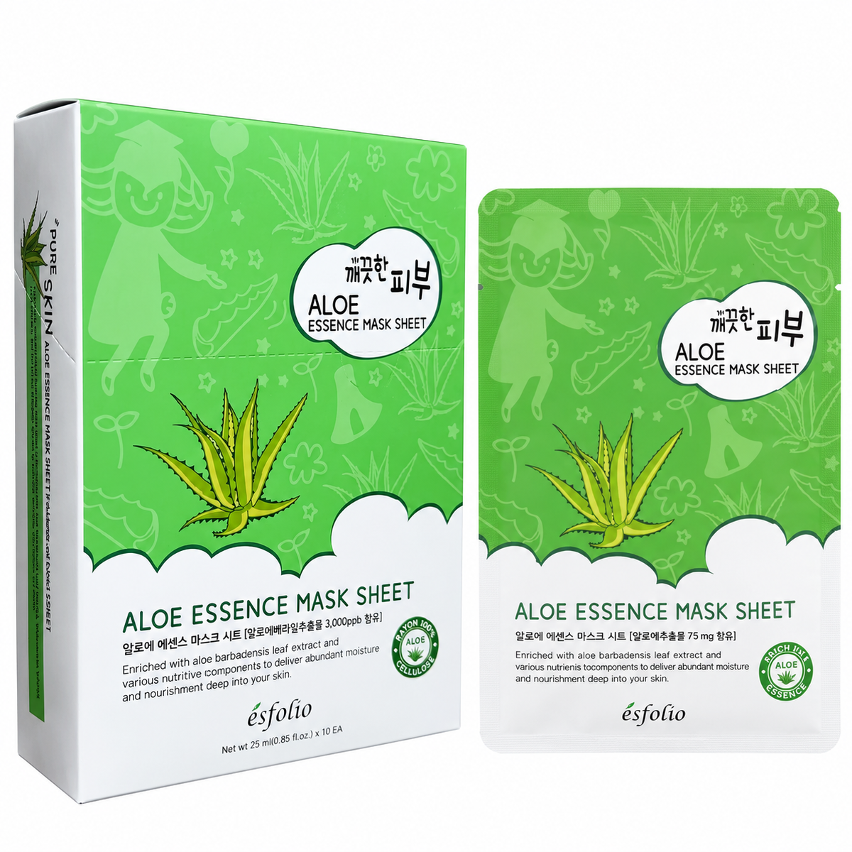 Esfolio Aloe Vera Sheet Mask