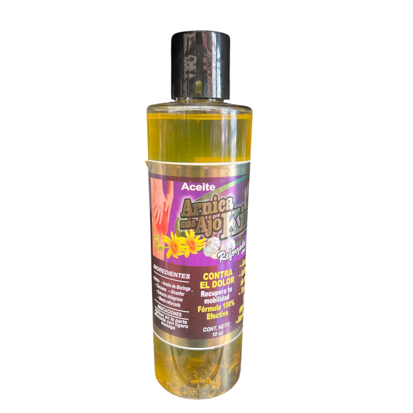 ACEITE ARNICA MAS AJO KING CON HIERBAS #110