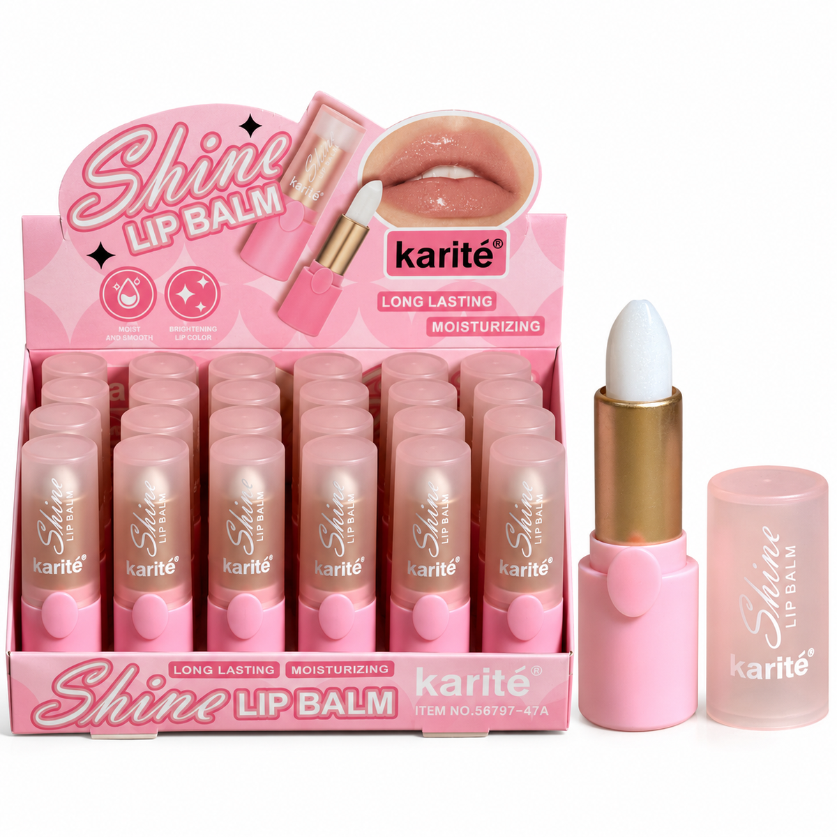 Karite Pink Shine Lip Balm