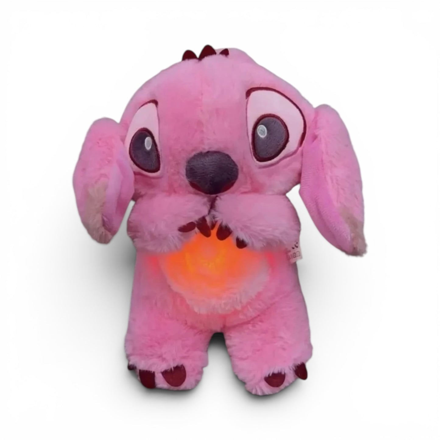 2PCS PINK GIRL BREATHING PLUSH + LIGHTS