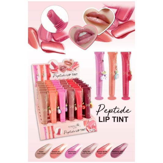 SIMPLY BELLA PEPTIDE LIP TINT 36PCS DISPLAY #S108