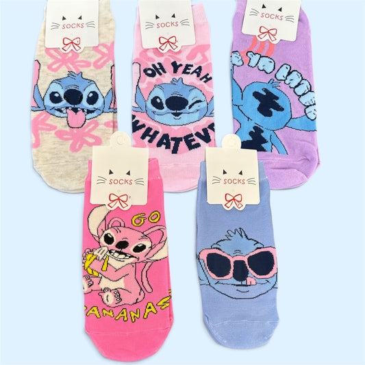 12PCS PACK FUN BLUE GUY ANKLE SOCKS S29