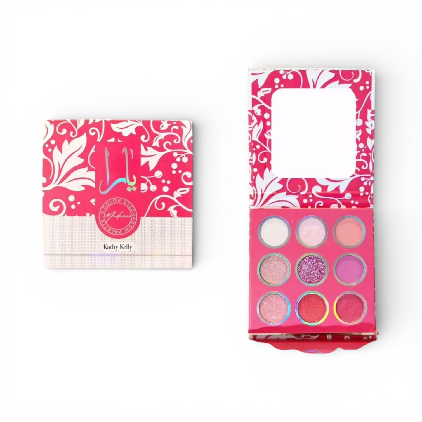 12PCS PACK PINK AND RED EYE SHADOW PALETTE