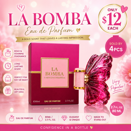 4PCS DUPE LA B BUTTERFLY PERFUME 7160