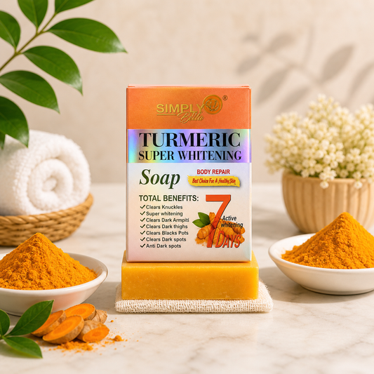 12PCS SIMPLY BELLA JABON TURMERIC SUPER WHITENING SIM007
