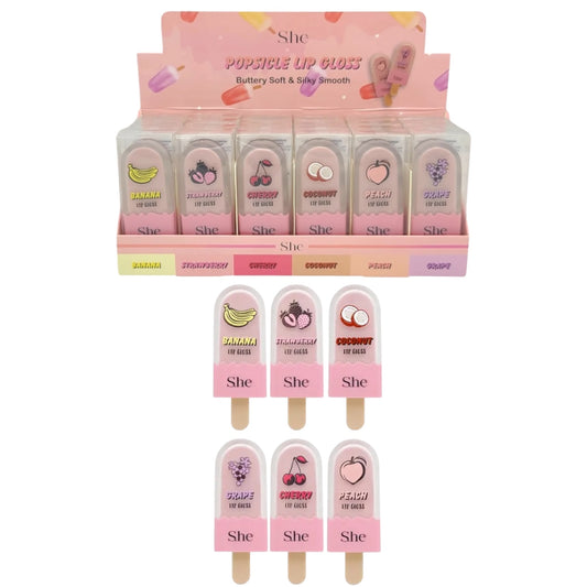 S.HE MAKE UP POPSICLE LIP GLOSS BUTTERY SOFT SILKY SMOOTH#78