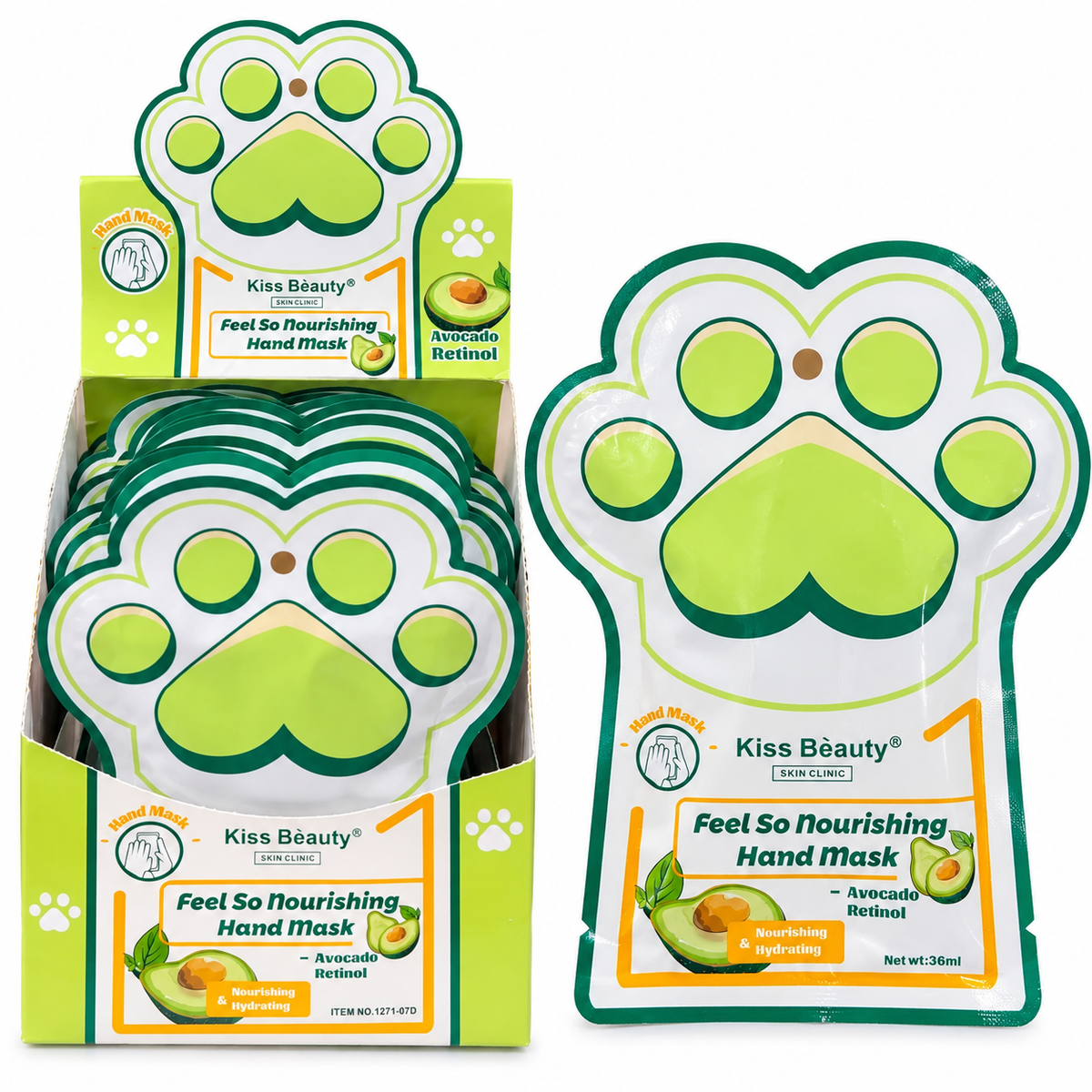 Kiss Beauty Avocado & Retinol Hand Mask