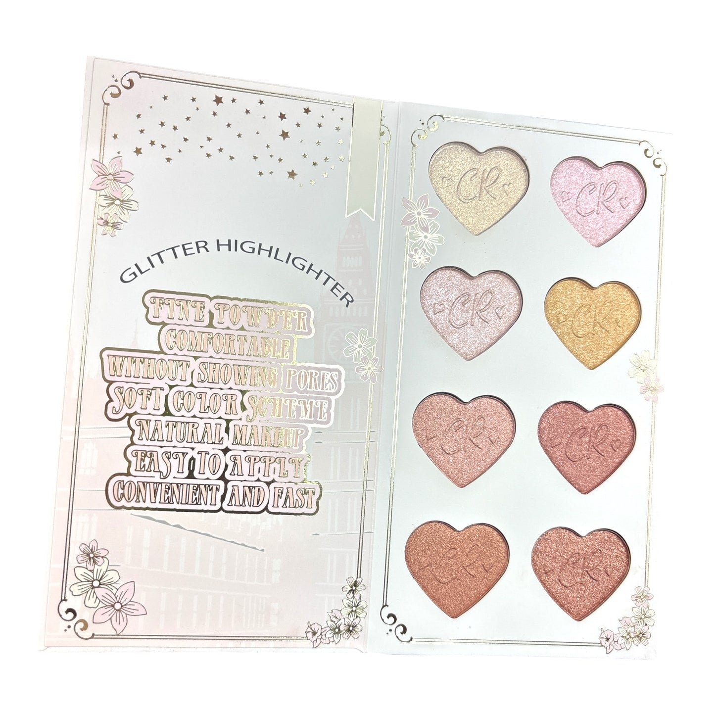 3PCS COLORFUL RAINBOW A BRAND NEW CHAPTER CREAM PALETTE FOR EYE AND FACE 2037