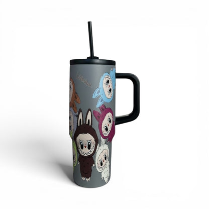 2PCS MIX MONSTER FUN + MIRROR SURFACE HOT WATER BOTTLE 0140