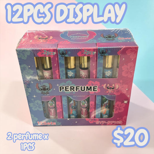 12PCS DISPLAY BLUE GUY + PINK GIRL DUO 2PCS PERFUME SET SYP-PF169